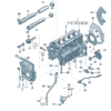 06K109210BK Valve Timing Cover - Suitable for Audi A7L - JLL Auto Parts