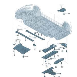 1EA825236C bottom plate trim suitable for Audi Q5e tron