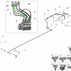 6600141804 - Front Air Spring Air Line (Right) - For Zeekr 001 - JLL Auto Parts