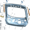 6608177654C15 Liftgate / Tailgate For ZEEKR 7X - JLL Auto Parts