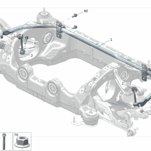6608008155 Rear Stabilizer Bar / Anti-roll Bar For ZEEKR 7X - JLL Auto Parts