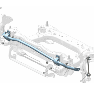 6608008156 Front Stabilizer Bar / Anti-roll Bar For ZEEKR 7X - JLL Auto Parts