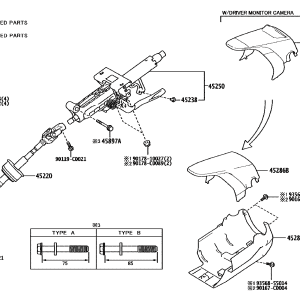 452200R040 Steering Intermediate Shaft Assembly (Applicable to Toyota bZ4X)