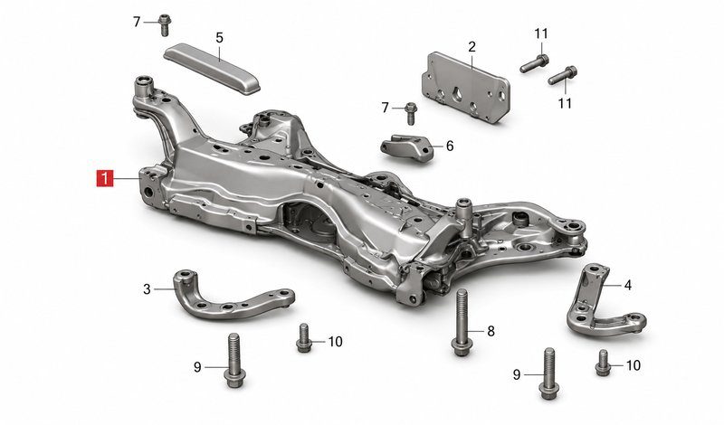 5020031AH01 Front Subframe Component (Applicable to Honda NS1)