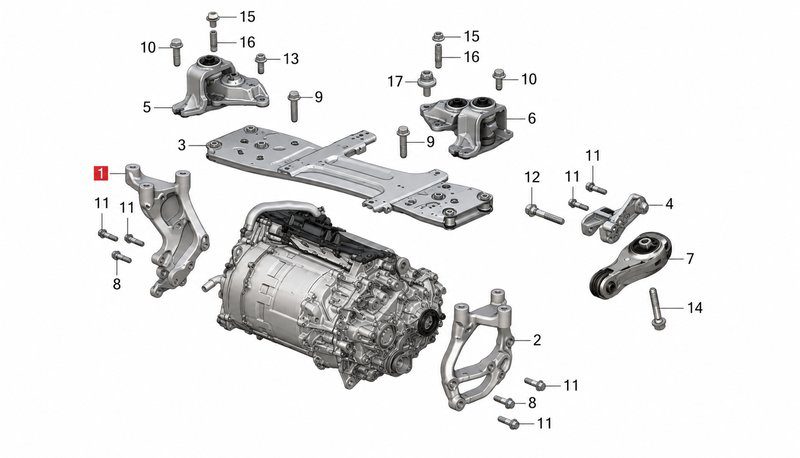 50630-31A-H01 Engine Mounting Bracket (Applicable to Honda NS1)