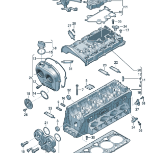06L103064BA Complete Cylinder Head (without Camshaft) - Suitable for Audi A7L - JLL Auto Parts