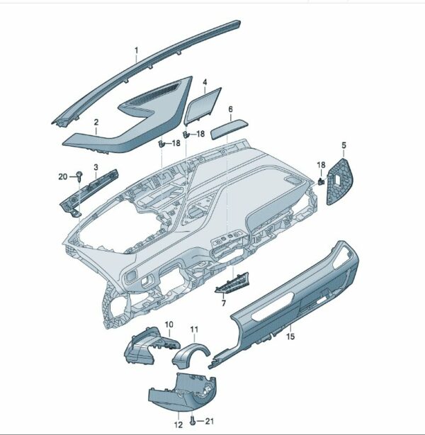 10D 858 189 Dashboard Cover - Suitable for SAIC Volkswagen ID.3