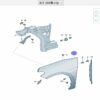 10D821021 Left Front Fender, 10D821022 Right Front Fender - Suitable for SAIC Volkswagen ID.3
