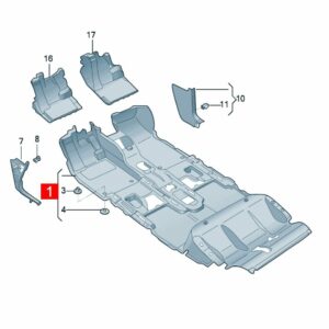 10D863021A Floor Mat - Suitable for SAIC Volkswagen ID.3