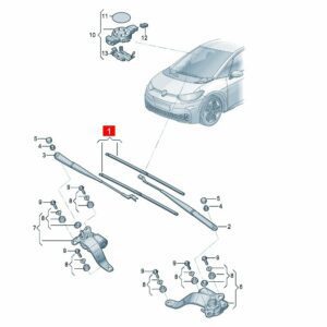10D955425, 10D955426 Streamlined Wiper Blade - Suitable for SAIC Volkswagen ID.3