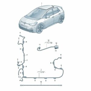 10D971100 ADAPTER WIRE HARNESS ROOF FOR SAIC VOLKSWAGEN ID.3 - JLL Auto Parts