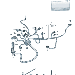 10D971120 Door Wiring Harness - Suitable for SAIC Volkswagen ID.3