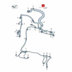 10D971391A seat wiring harness for SAIC Volkswagen ID.3 - JLL Auto Parts