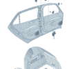 11D959862J Electric Window Lifter Switch - Suitable for Volkswagen ID7