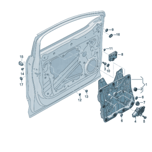 11G837461B 11G837462B Window regulator without motor suitable for Audi Q4e Tron - JLL Auto Parts