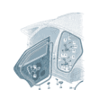 14A833055J, 14A833056J Rear Doors - Suitable for Volkswagen ID7