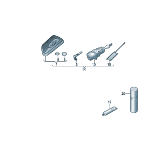 14G 898 374 Lock Cylinder - Suitable for Volkswagen ID7
