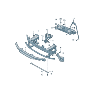 14G807109A Bumper Crash Beam - Suitable for Volkswagen ID7