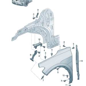 14G821021B, 14G821022B Fenders - Suitable for Volkswagen ID7
