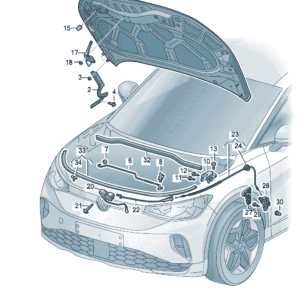 14G823031B Front Hood - Suitable for Volkswagen ID7