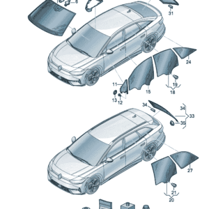 14G845011DNVB Windshield - Suitable for Volkswagen ID7