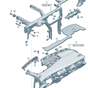 14G857017 Dashboard Crossmember - Suitable for Volkswagen ID7
