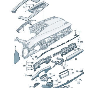 14G858763A Cover Plate - Suitable for Volkswagen ID7
