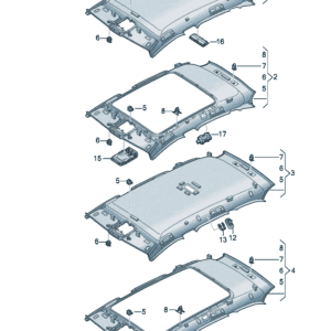 14G867501A Roof Lining - Suitable for Volkswagen ID7