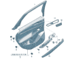 14G867587 Door Trim Window Frame - Suitable for Volkswagen ID7