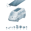 14G877070A Panoramic Sunroof Glass - Suitable for Volkswagen ID7