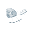 14G945087 LED License Plate Light - Suitable for Volkswagen ID7