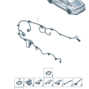 14G971557, 14G971558AC Door Trim Panel Wiring Harness - Suitable for Volkswagen ID7