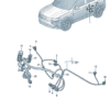 14G971693A, 14G971694A Door Wiring Harness - Suitable for Volkswagen ID7