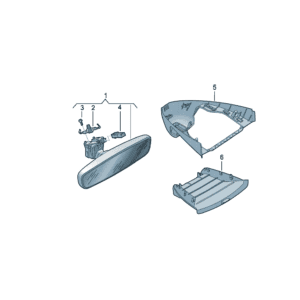 17G8575119B9 Interior Mirror - Suitable for Volkswagen ID7