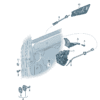 19D837015 19D837016 door lock suitable for Audi Q5e tron - JLL Auto Parts