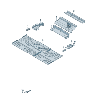 1EA802307 Lower Beam Reinforcement - Suitable for Volkswagen ID7