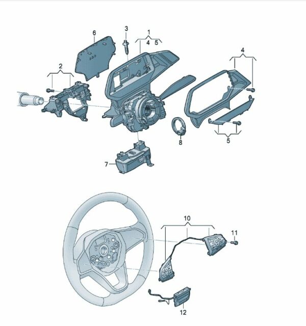 1EA953508Q Steering Column Combination Switch - Suitable for SAIC Volkswagen ID.3
