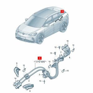 1EA971015S Engine High Voltage Battery High Voltage Cable - Suitable for SAIC Volkswagen ID.3