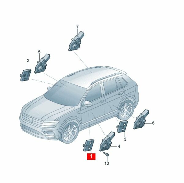 1EB959593A, 1EB959592A Door Control Units - Suitable for SAIC Volkswagen ID.3