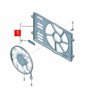 1ED121205, 1ED959455AA Radiator - Suitable for SAIC Volkswagen ID.3
