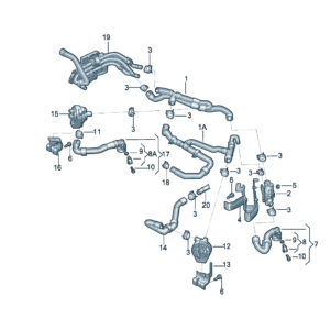 1ED122109 Coolant Hose - Suitable for Volkswagen ID3, ID4, ID6, ID7