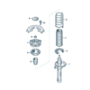 1ED413023D pneumatic shock absorber suitable for Audi Q5e tron - JLL Auto Parts