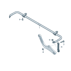 1ED511305B stabilizer bar for Audi Q5e tron - JLL Auto Parts