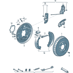 1ED609617A Brake Drum - Suitable for Volkswagen ID7