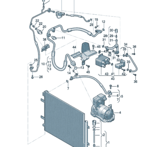 1ED816411 Air Conditioner Condenser for Audi Q5e tron - JLL Auto Parts
