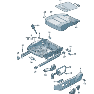 1ED881106B Electric Seat Bracket - Suitable for Volkswagen ID7