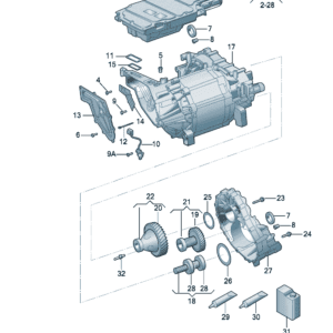 1ED901153G Electric Drive Traction Motor D for Audi Q5e tron - JLL Auto Parts