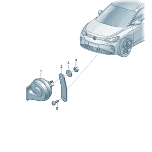 1ED951221B Car Horn - Suitable for Volkswagen ID7