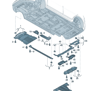 1EE825236B Underbody Trim Panel - Suitable for Volkswagen ID7