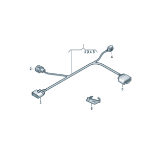 1EE971658 Adapter Connector Wiring Harness - Suitable for Volkswagen ID7